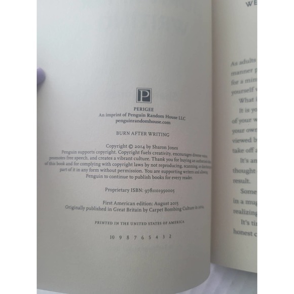 Burn After Writing; How Honest Can You Be When No One Is Watching‎ - Picture 3 of 4